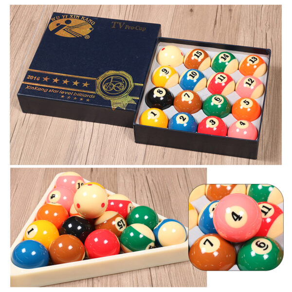 2-1/4" American 16 Balls Billiard Pool Ball Set - Image 2