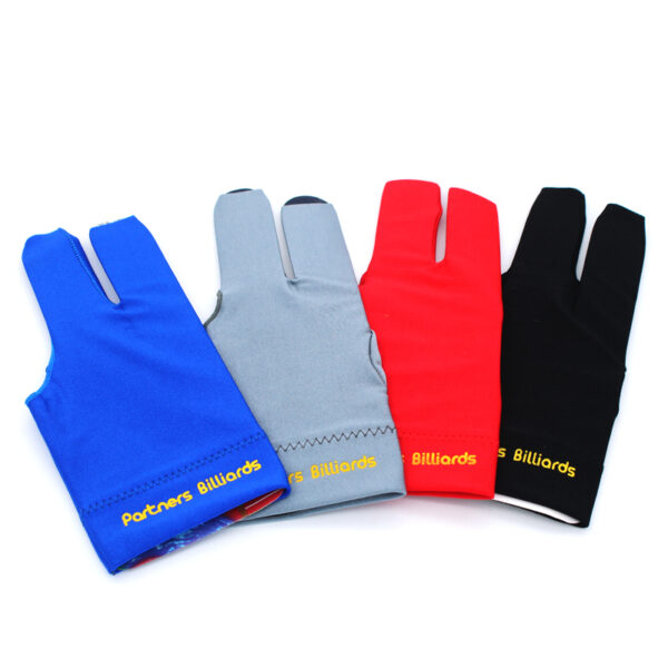 3 Fingers Left Hand Resilient Billiard  Gloves