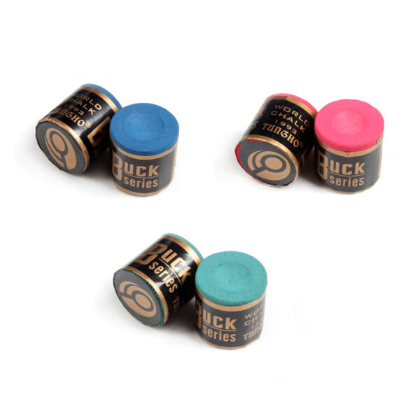 Round Shape Buck 2pcs/Pack -Billiard Cue Chalks