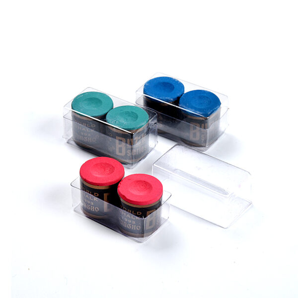 Round Shape Buck 2pcs/Pack -Billiard Cue Chalks - Image 3