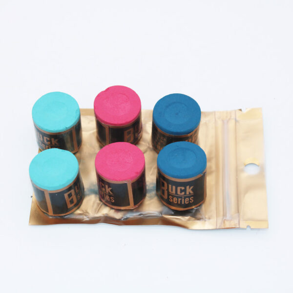 Round Shape Buck 2pcs/Pack -Billiard Cue Chalks - Image 5