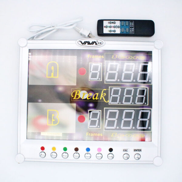 Digital Remote Control Billiard Scoreboard With LED Screen - Image 6