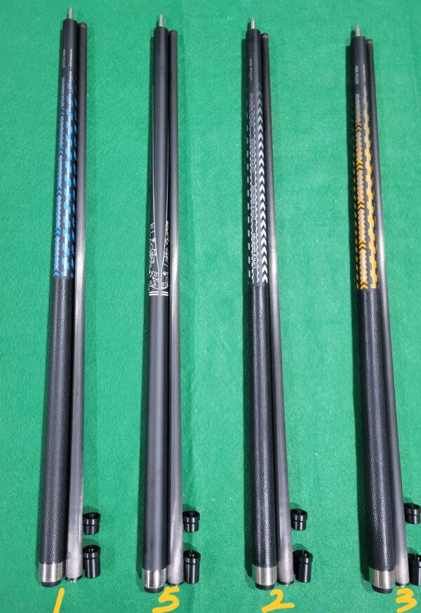 1/2 Split Superior Carbon Fiber Billiard Pool Playing Cues - Image 3