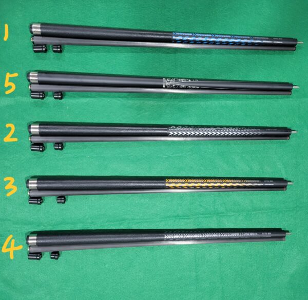 1/2 Split Superior Carbon Fiber Billiard Pool Playing Cues - Image 5