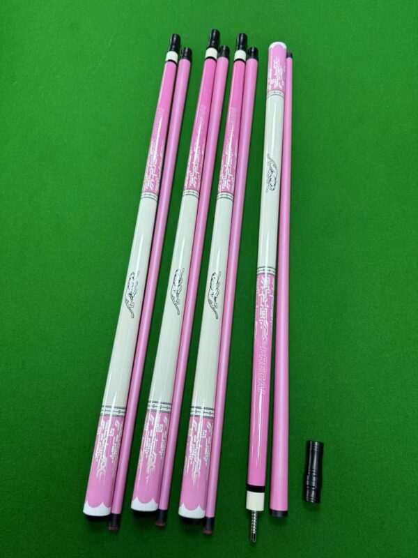 1/2 Split 13mm Pink Colour American Pool Billiard Cues