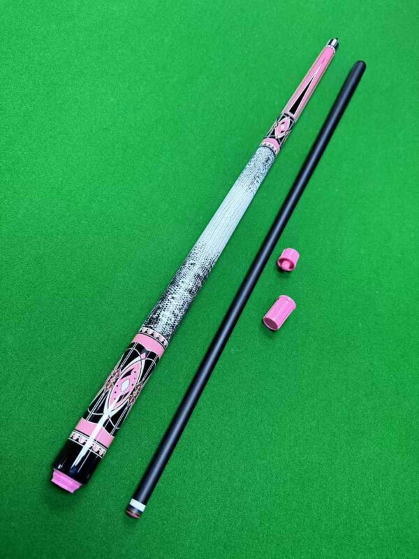 1/2 Split Black Technical Carbon Shaft Billiard Pool Cues - Image 5