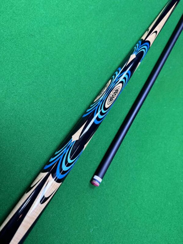 1/2 Split Black Technical Carbon Shaft Billiard Pool Cues - Image 6