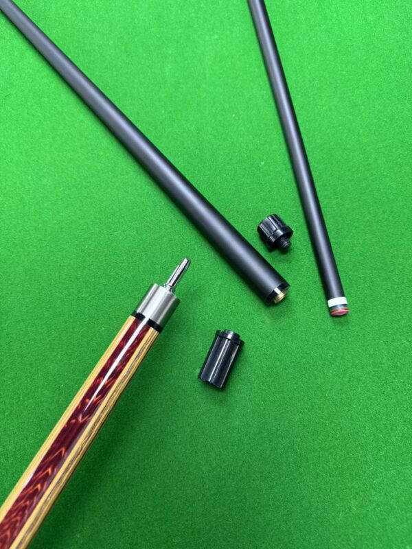 1/2 Split Black Technical Carbon Shaft Billiard Pool Cues - Image 4